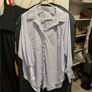 Blue Striped Men's Shirt